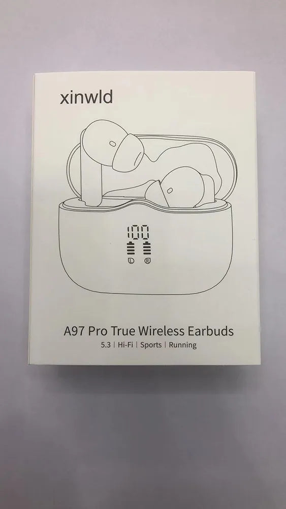Wireless Earbuds, 2025 Bluetooth 5.4 Headphones in Ear with 4 ENC Noise Cancelling Mic, New Wireless Earphones HiFi Stereo Deep Bass 40H Playtime, LED, In-Ear Bluetooth Ear Buds IP7 Waterproof, USB-C