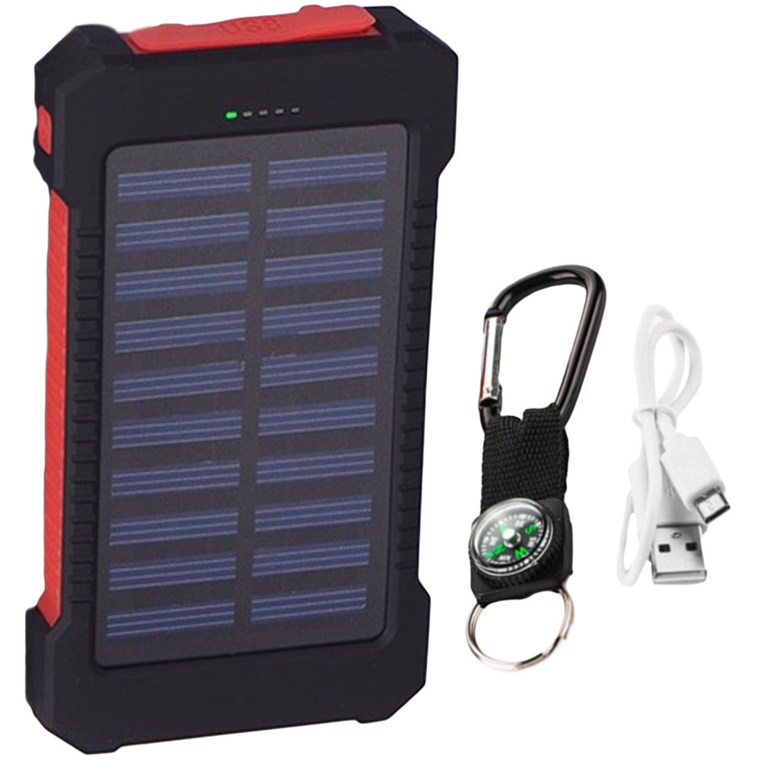 Ultra-Thin Waterproof Solar Power Bank